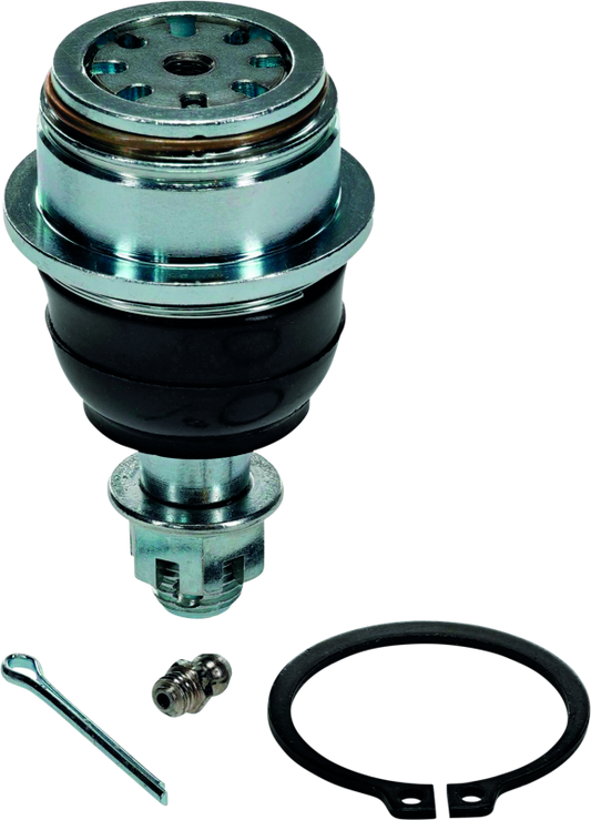 QuadBoss heavy-duty lower ball joint kit for Yamaha Wolverine RMAX2, showing the durable metal joints and installation components.