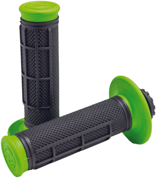 ProTaper, ProTaper Pro Series Clamp-On 1/2 Waffle Green/Black Powersports Grips