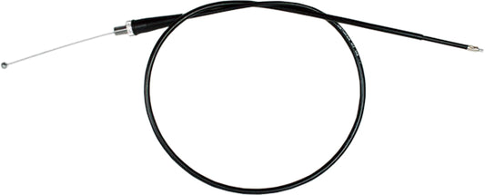 Black vinyl motorcycle throttle cable by MOTION PRO, model 02-0228, with visible metal fittings on each end.