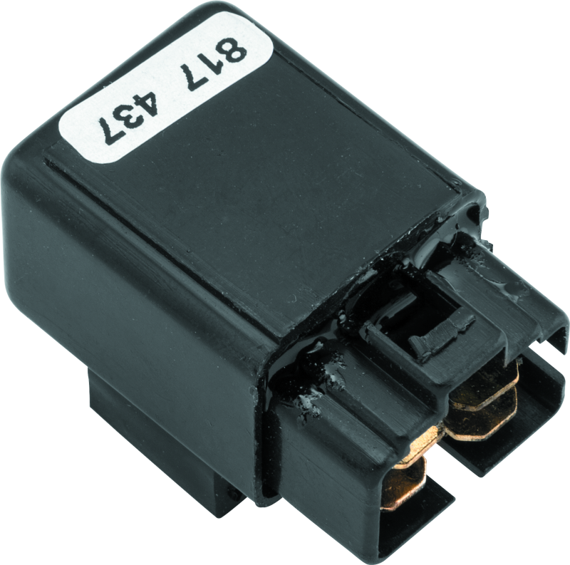 QuadBoss starter solenoid and relay for Suzuki LT-Z50 Quadsport, part #463409, showing the electrical component with wiring connections.