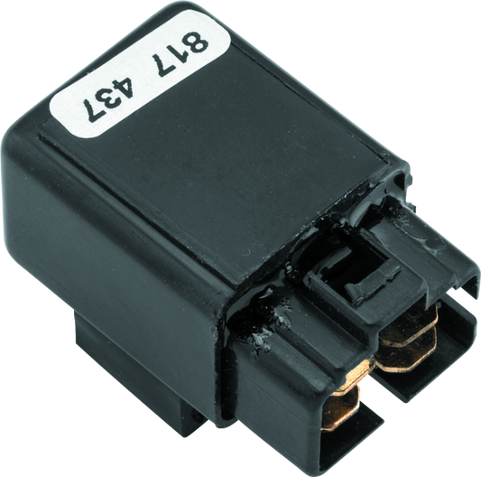QuadBoss starter solenoid and relay for Suzuki LT-Z50 Quadsport, part #463409, showing the electrical component with wiring connections.