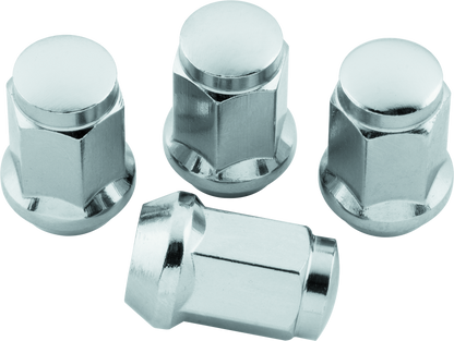 QuadBoss lug nuts set of 4, 12x1.50 size with 17mm outer diameter, designed for secure wheel attachment.