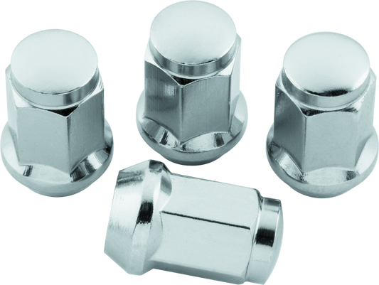 QuadBoss lug nuts set of 4, 12x1.50 size with 17mm outer diameter, designed for secure wheel attachment.
