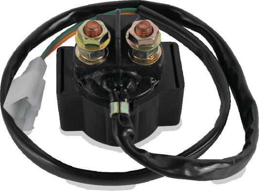 QuadBoss Polaris Phoenix 200 starter solenoid and relay for powersports vehicle, durable electrical component with wiring connections