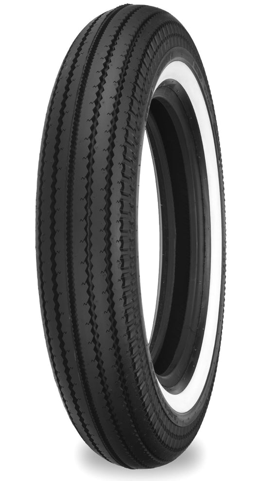 Shinko 270 Super Classic motorcycle tires with black or white wall, 4.50-18 size, bias ply, 70H load rating, front or rear use