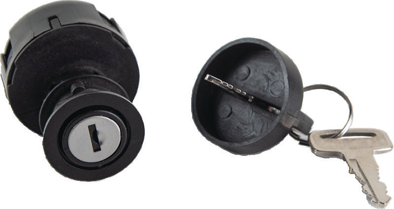 QuadBoss Polaris General 1000 ignition switch with matching harness, showing the black ignition switch and wiring connectors.