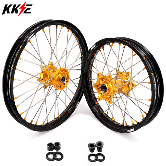 KKE 21/18 Endueo Dirt Spoked Wheels For SUZUKI DRZ400 DRZ400E DRZ400S - Howling Moto