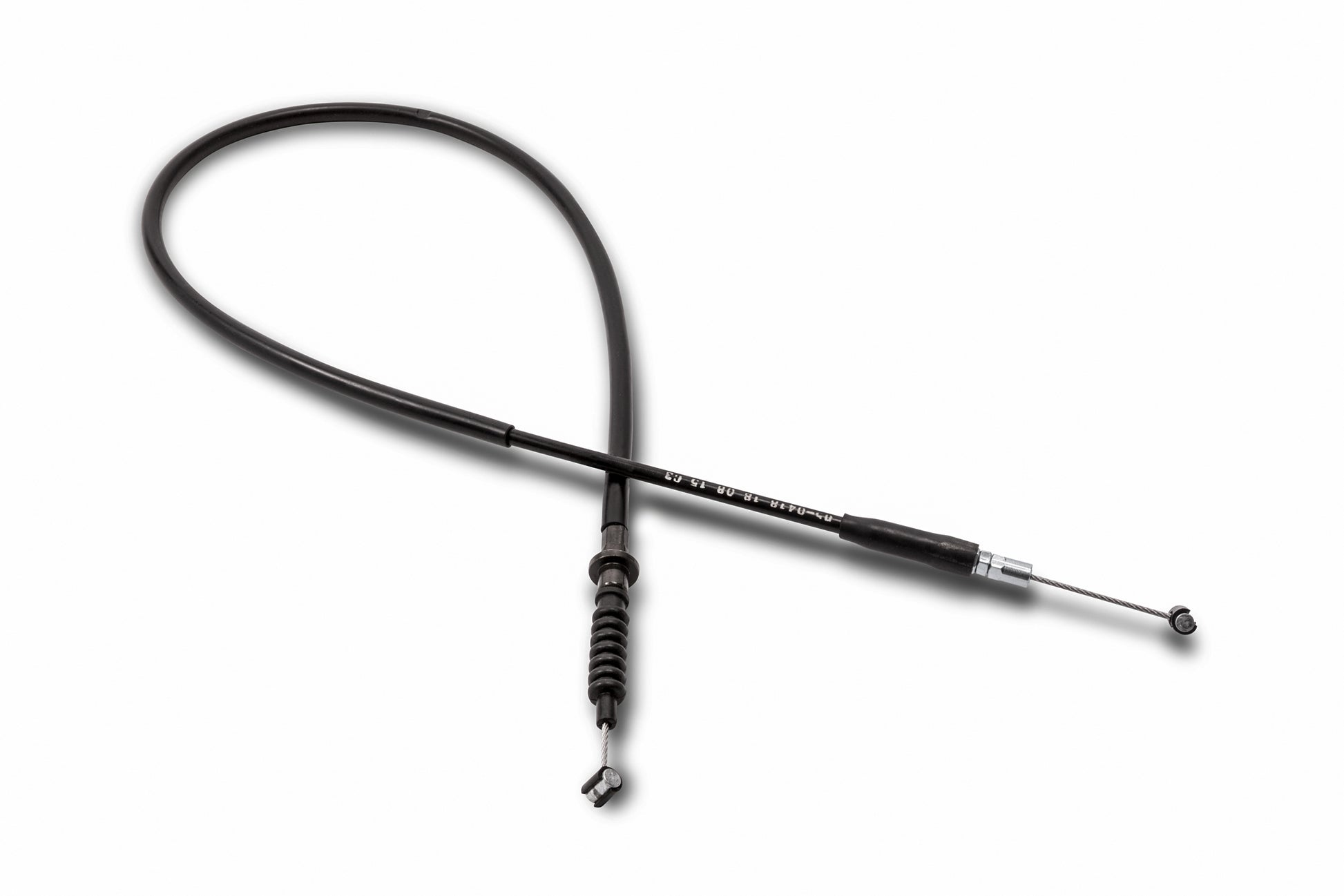 Motion Pro 05-0418 clutch cable for Yamaha motorcycles, showing the black cable with metal fittings on a plain background.