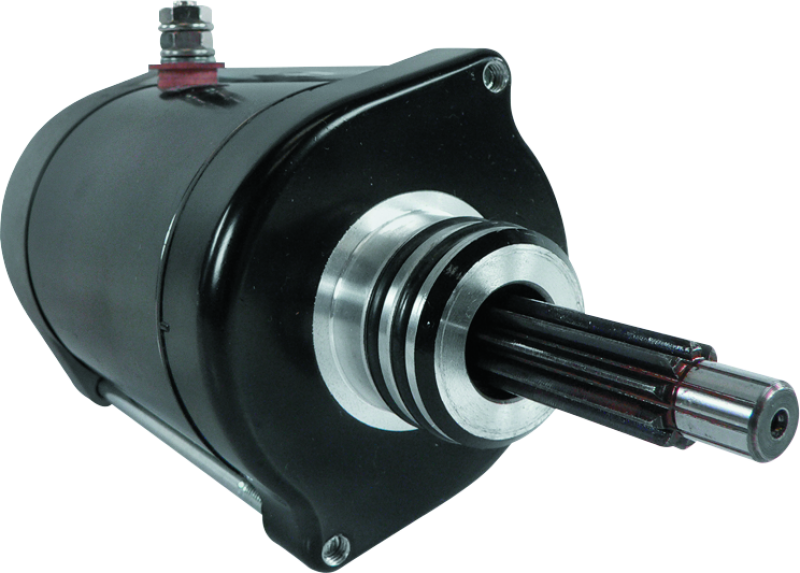 QuadBoss Polaris RZR XP 4 900 motor starter part #463737, close-up view of the replacement starter component for off-road vehicle