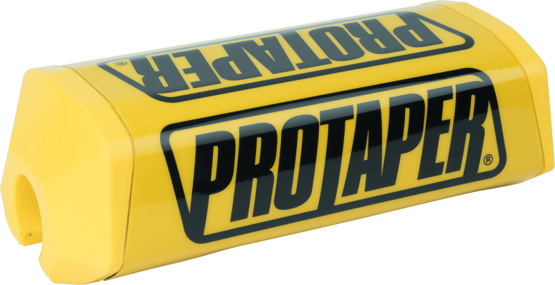 ProTaper 2.0 Square Bar Pad in Race Yellow, designed for motorcycle handlebars, featuring durable padding for comfort and grip.