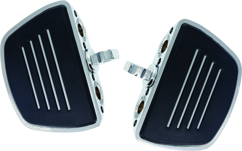 Kuryakyn Premium Mini Board with Male Mount Adapter in chrome for powersports vehicles, compact support and stylish design