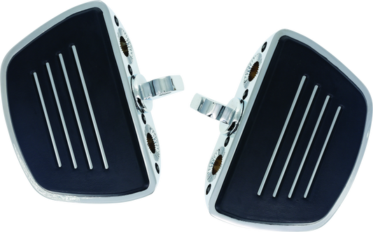 Kuryakyn Premium Mini Board with Male Mount Adapter in chrome for powersports vehicles, compact support and stylish design