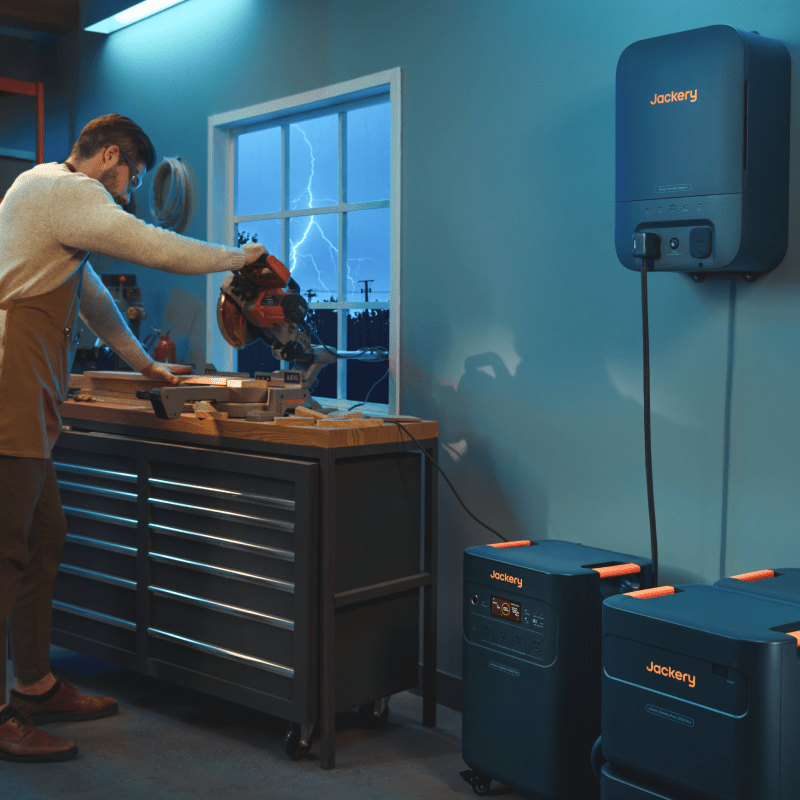 Jackery Smart Transfer Switch add-on for portable power station installation