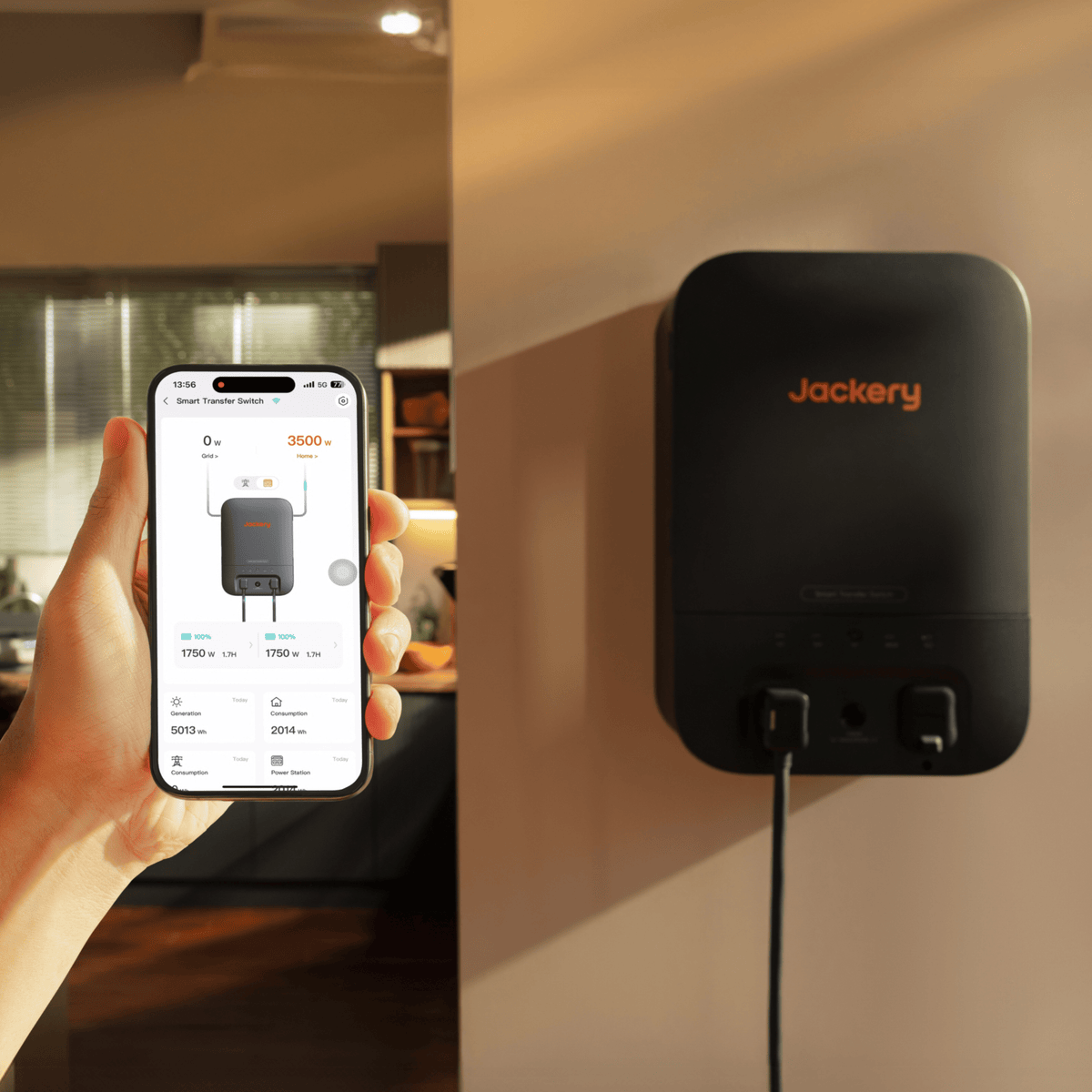 Jackery Smart Transfer Switch add-on unit for automatic backup power switching