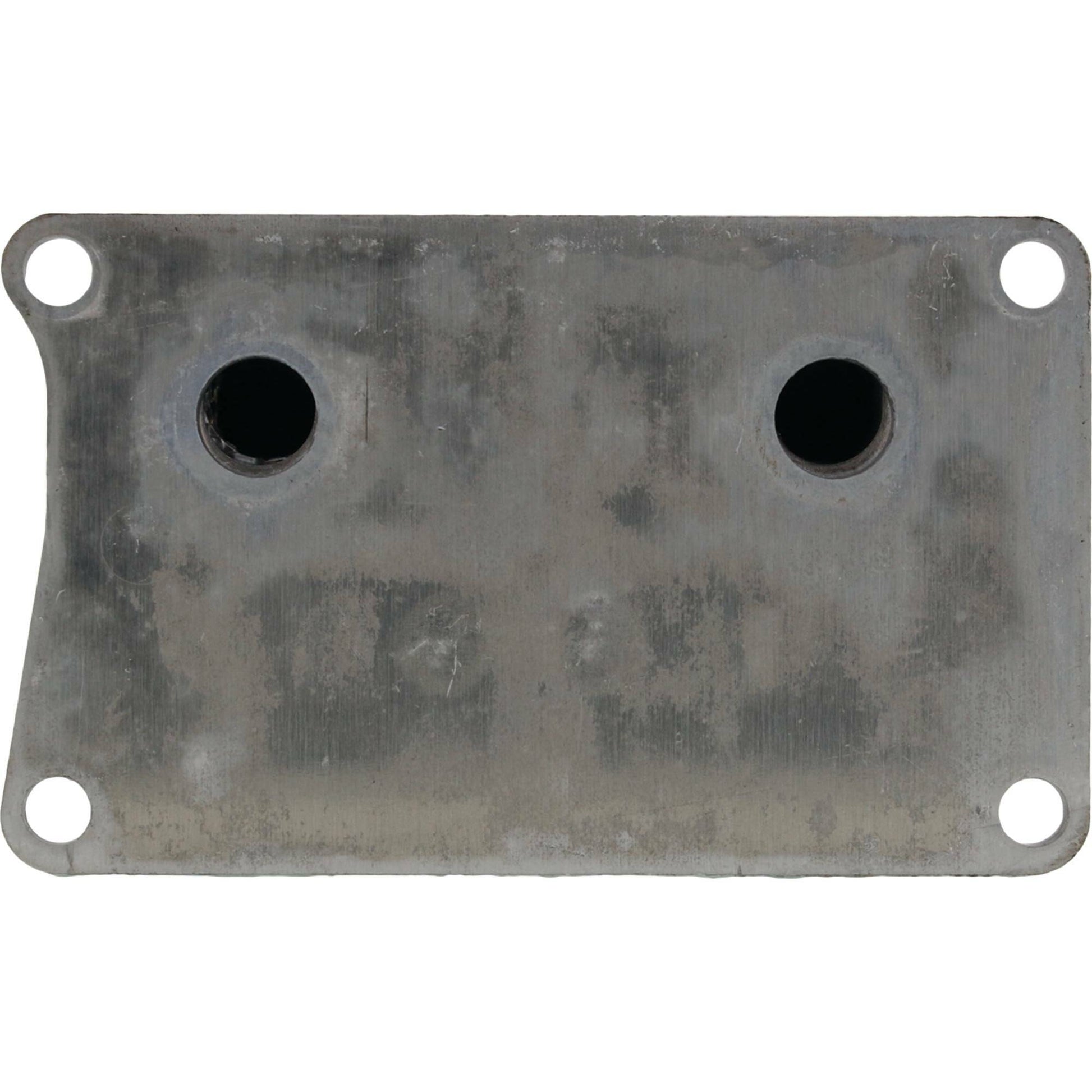 ALL BALLS OEM replacement oil cooler for Polaris, compact metal component with inlet and outlet fittings, designed for engine cooling.