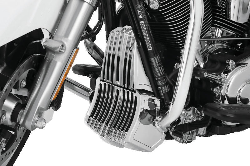 Kuryakyn, Kuryakyn Precision Regulator Cover Chrome for Harley Davidson Touring Models (Part #6427)