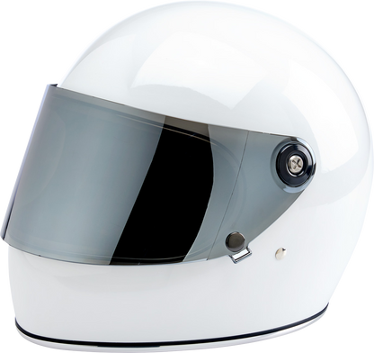 Black BILT WELL Gen 2 hardware kit with SS screws and baseplate for helmets, by Bill's Exhausts, shown with mounting components.