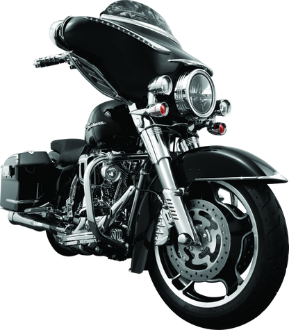 Kuryakyn, Kuryakyn Front Fender Side Trim Chrome for Harley Davidson FLHX and FLTR Models Part #7786