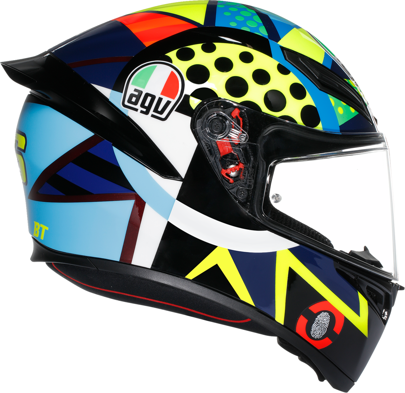 AGV K1 S Rossi Winter Test 2020 helmet in XL, featuring sleek design, ventilation, and advanced safety features.