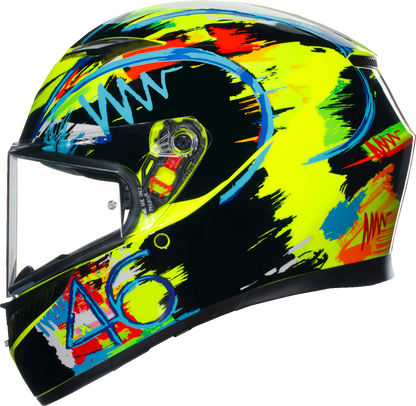 AGV K3 Rossi Winter Test 2019 Motorcycle Helmet - Small