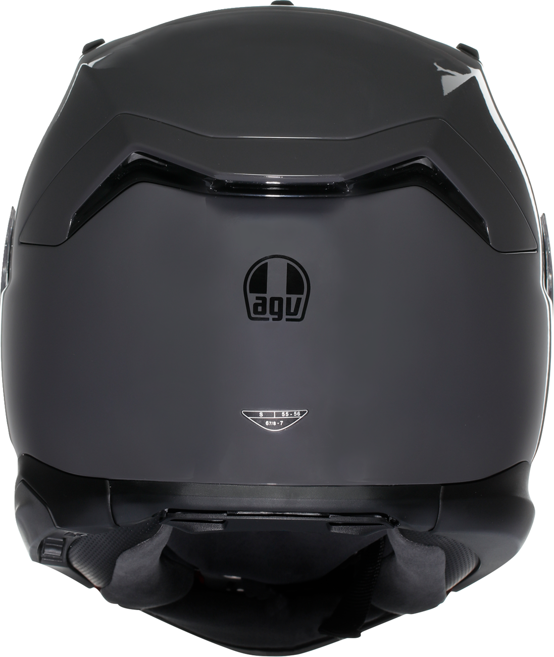 AGV K7 Mono Evo Gray motorcycle helmet in XL size, featuring a sleek design and matte finish for optimal protection and style.