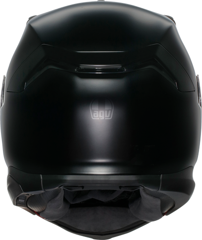 AGV K7 Mono matte black motorcycle helmet in medium size with sleek design and aerodynamic shape.