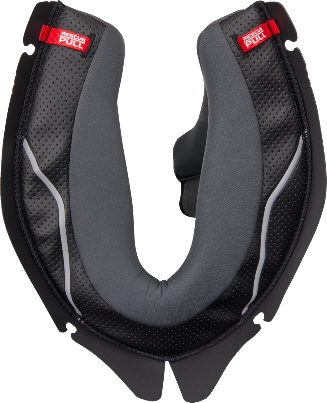 AGV K6/K6 S helmet cheek pads in black and gray, size XS, showing comfortable replacement pads for improved fit and helmet comfort.