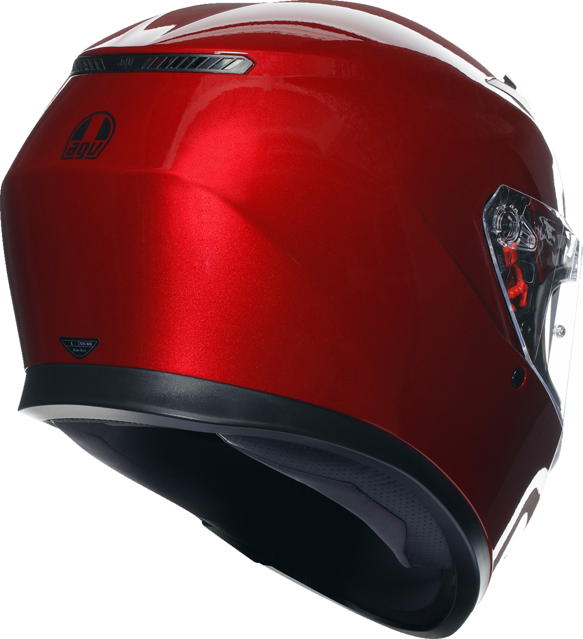 AGV K3 Competizione Red Full-Face Motorcycle Helmet - Large