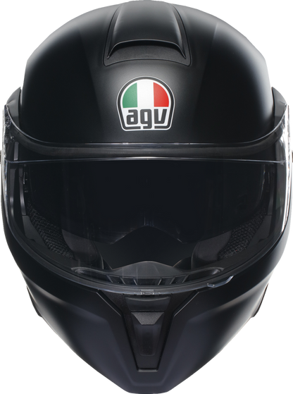 AGV Streetmodular Helmet Mono Matte Black 2XL – Versatile Motorcycle Helmet with Pinlock® 70 and Anti-Scratch Visor