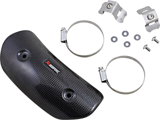 AKRAPOVIC Carbon Fiber Heat Shield P-HSB10R8/1H for Enhanced Motorcycle Appearance and Protection