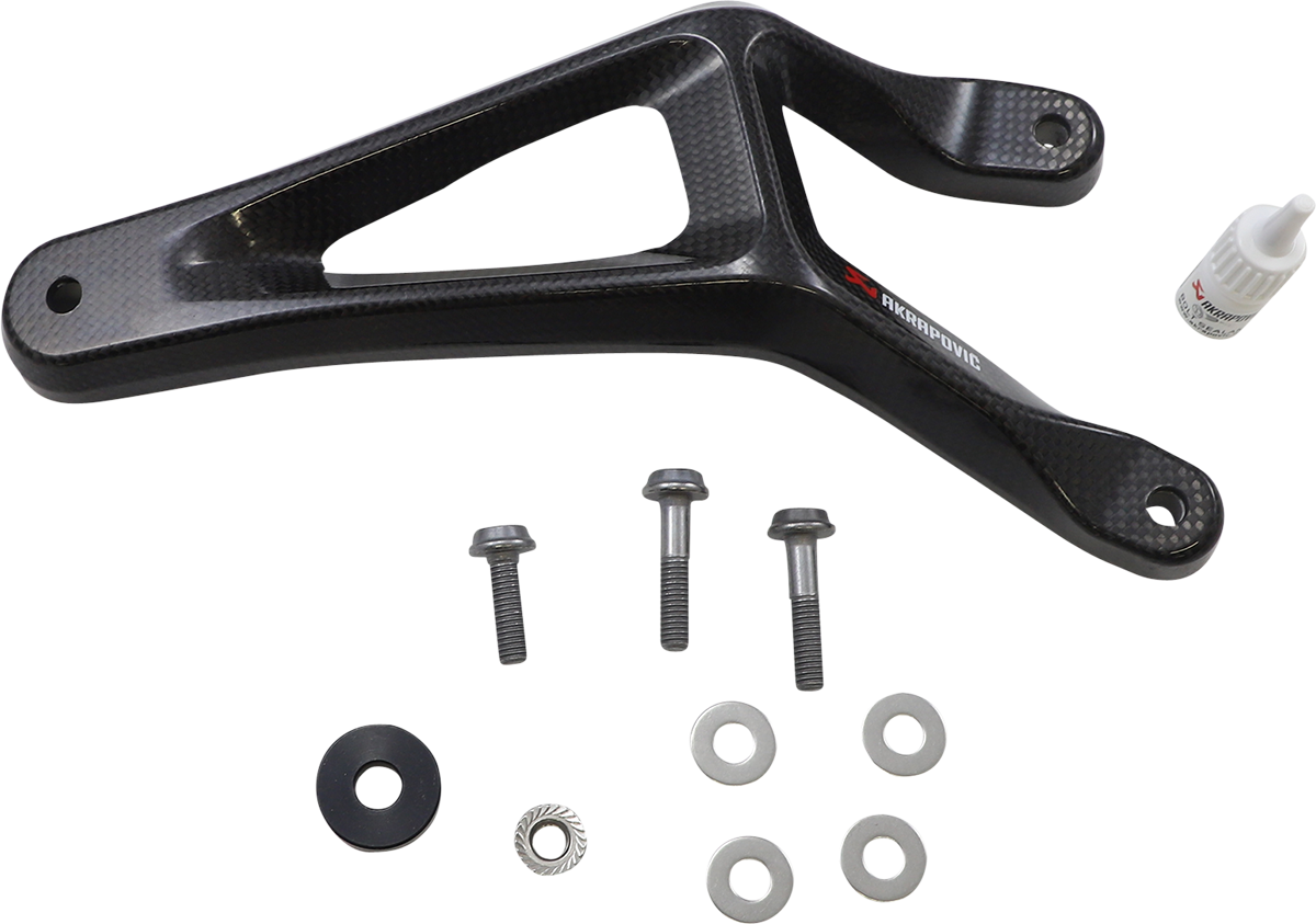 AKRAPOVIC Carbon Fiber Muffler Bracket P-MBK10SO2 for Enhanced Exhaust Support