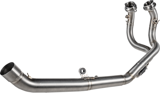 AKRAPOVIC stainless steel header pipe for Honda CRF1100L Africa Twin E-H11R1 motorcycle, performance upgrade with visible pipe details.