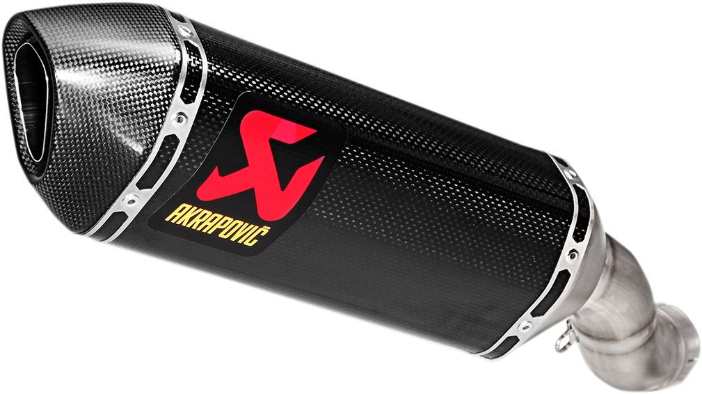 AKRAPOVIC Slip-On Line Muffler for Motorcycle - Carbon Fiber S-K10SO16-HZC
