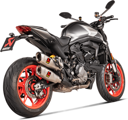 AKRAPOVIC Slip-On Line Muffler Titanium S-D9SO17-HCQT for Enhanced Motorcycle Performance