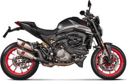 AKRAPOVIC Slip-On Line Muffler Titanium S-D9SO17-HCQT for Enhanced Motorcycle Performance