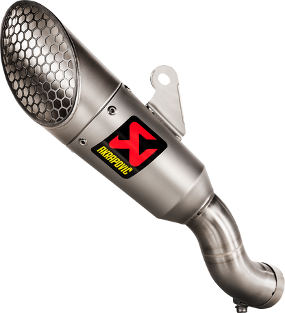 AKRAPOVIC Slip-On Line Muffler with Titanium End Cap for Yamaha YZF-R3 (Part S-Y3SO6-IVOSS)