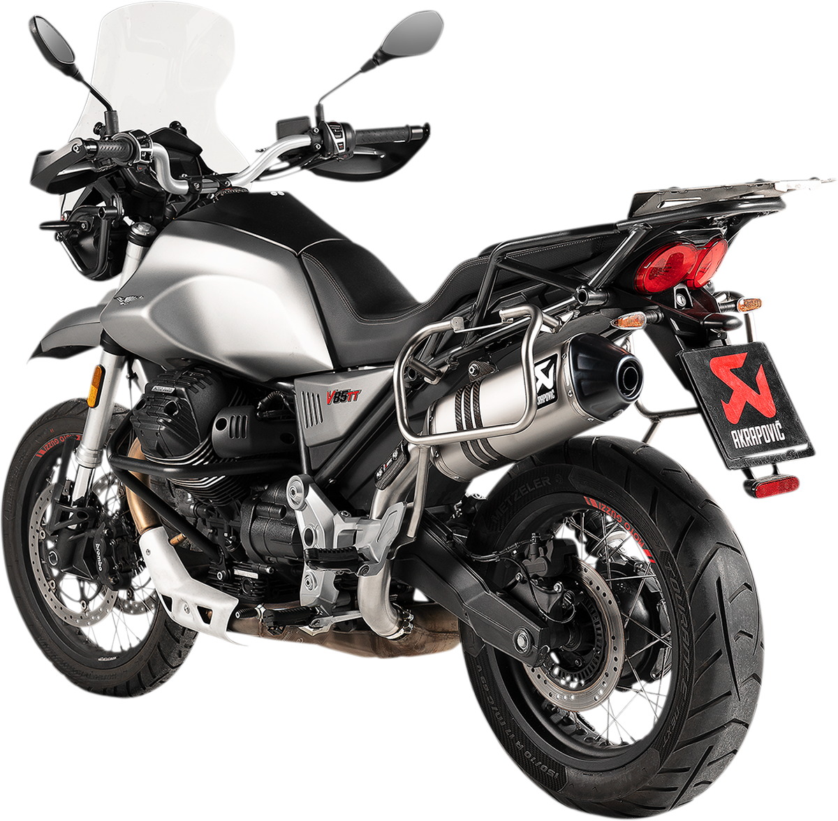 AKRAPOVIC Slip-On Muffler for V85 TT - Model S-MG8SO2-HFTT