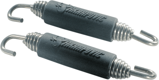 AKRAPOVIC 80mm P-S1 spring for exhaust system replacement, shown in close-up with metal finish and coil design.