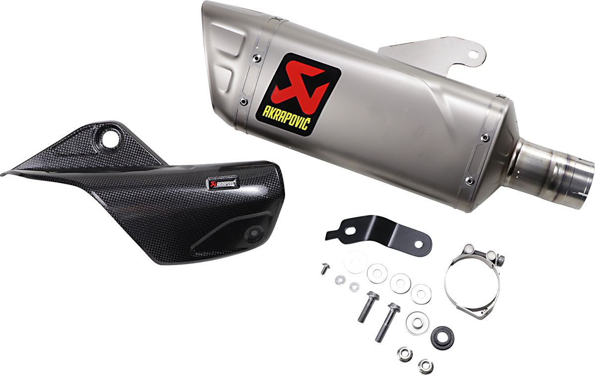AKRAPOVIC Titanium Muffler for Yamaha YZF-R1 - Part Number S-Y10SO18-HAPLT