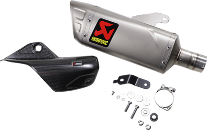 AKRAPOVIC Titanium Muffler for Yamaha YZF-R1 - Part Number S-Y10SO18-HAPLT