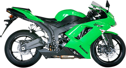 AKRAPOVIC titanium motorcycle muffler S-K6SO5-HACT with sleek design for enhanced motorcycle performance