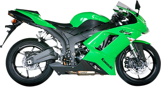 AKRAPOVIC titanium motorcycle muffler S-K6SO5-HACT with sleek design for enhanced motorcycle performance