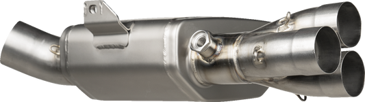 AKRAPOVIC Track Day Link Pipe for Yamaha R9 - Stainless Steel L-Y9R1/TD
