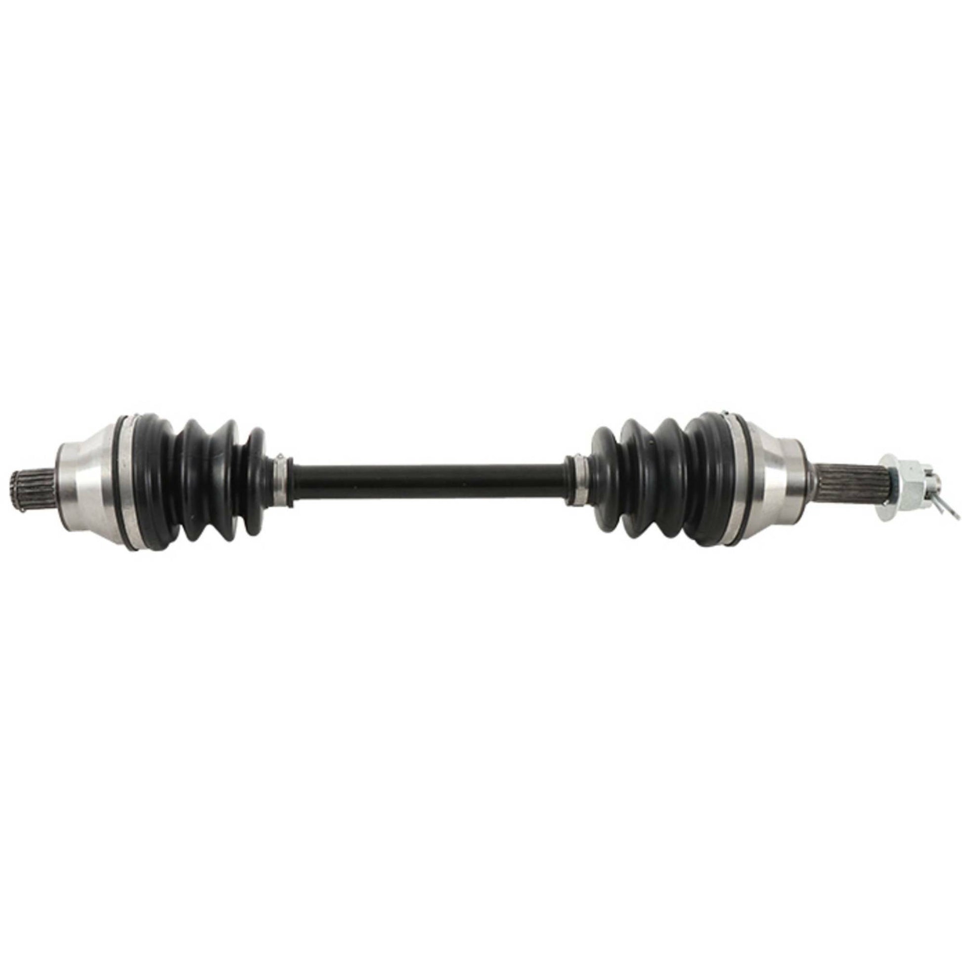 All Balls ABM-PO-8-341 axle showcasing a durable, precision-fit motorcycle or vehicle axle with a robust metal design.