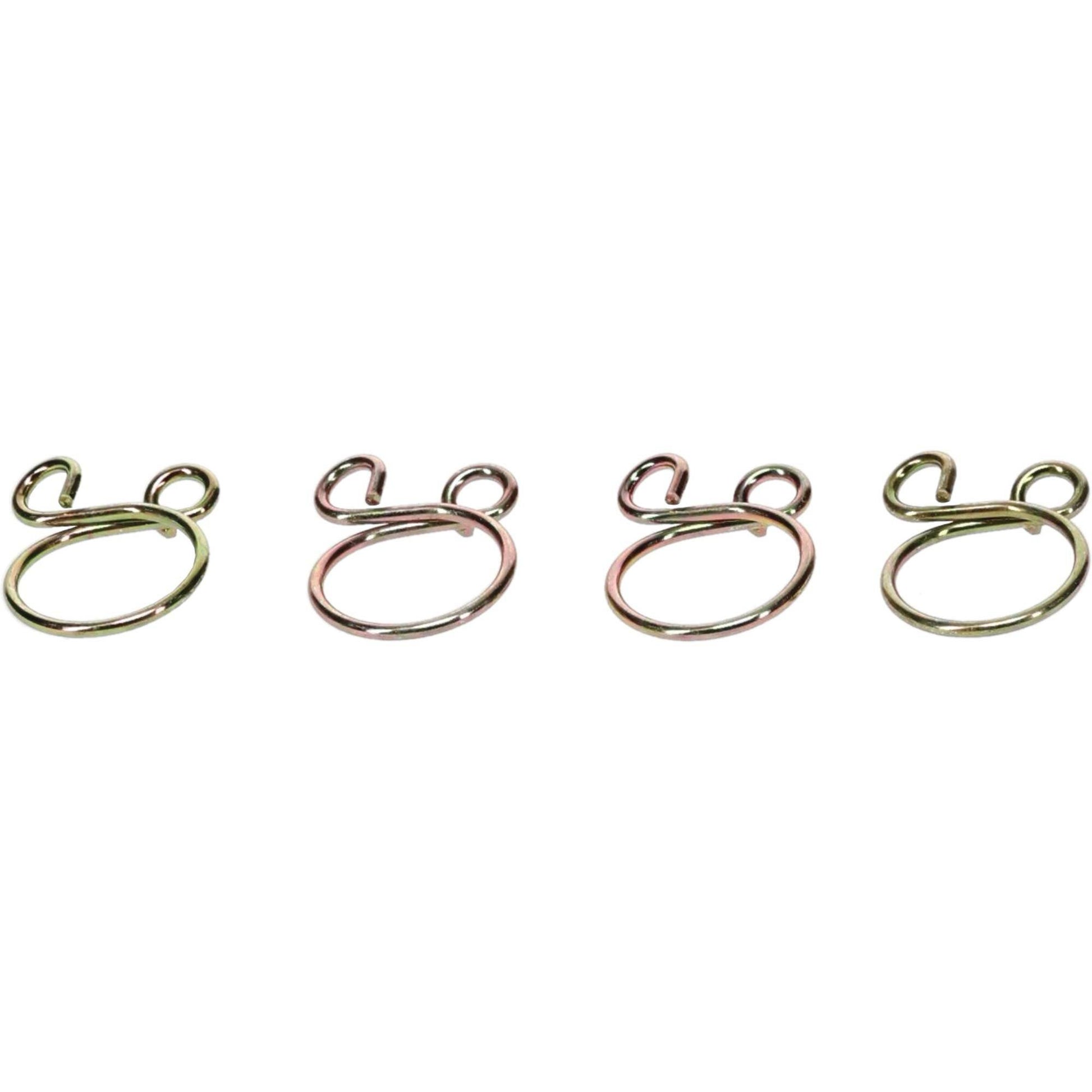 ALL BALLS FS00048 Hose Clamp Refill Kit with four stainless steel hose clamps for secure fittings and repairs.