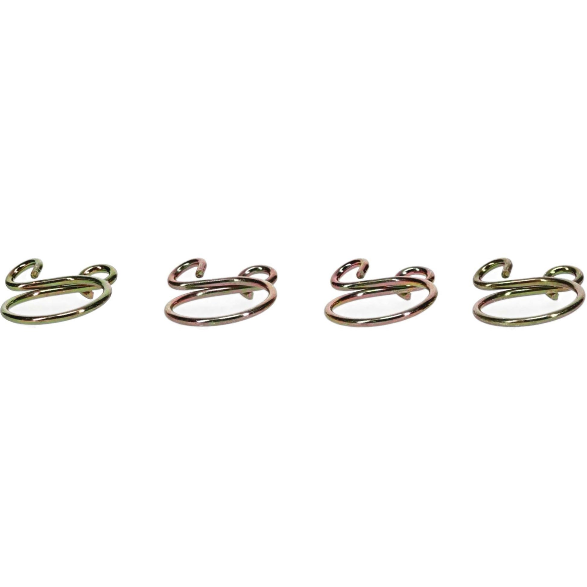 ALL BALLS FS00048 Hose Clamps Refill Kit with four stainless steel clamps for secure hose connections.