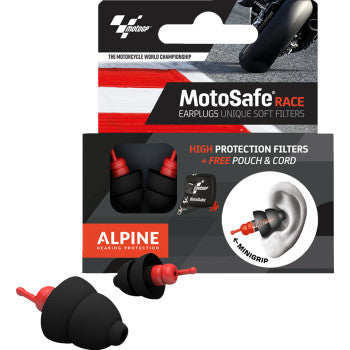 Alpine Hearing Protection MotoGP MotoSafe Race Earplugs - Howling Moto