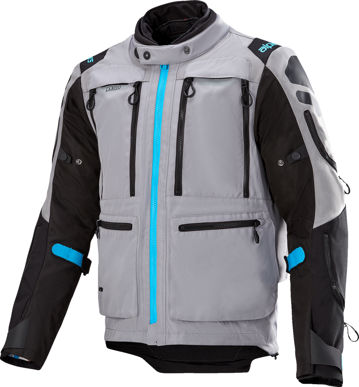 ALPINESTARS, Alpinestars Ardent 3-in-1 Adventure Touring Jacket XL by Alpinestars - Gray/Black/Blue