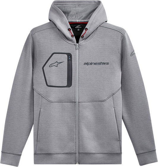 ALPINESTARS, Alpinestars Convex Tech Hoodie Heather Gray 2XL - Part #12125302010262X