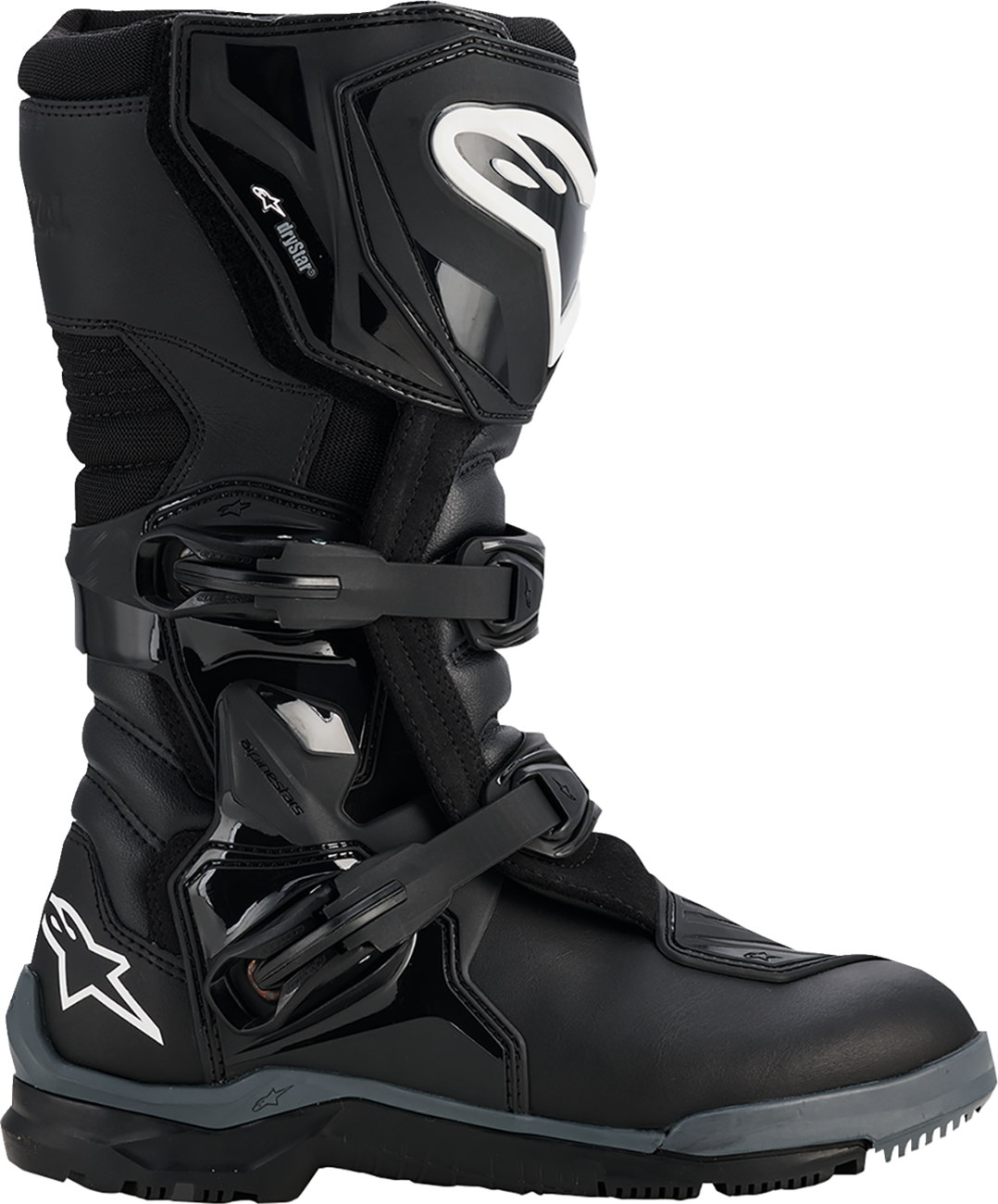 Alpinestars Corozal Adventure Drystar® Boots in black, US size 7, featuring rugged design and protective features for motorcycle riding.
